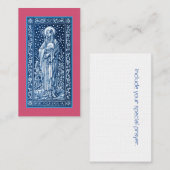 Saint Juliana Falconieri Prayer of Visitekaartjes (Voorkant / Achterkant)