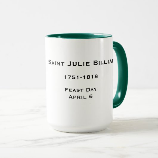 SAINT JULIE BILLIART Cup Mok (Voorkant rechts)