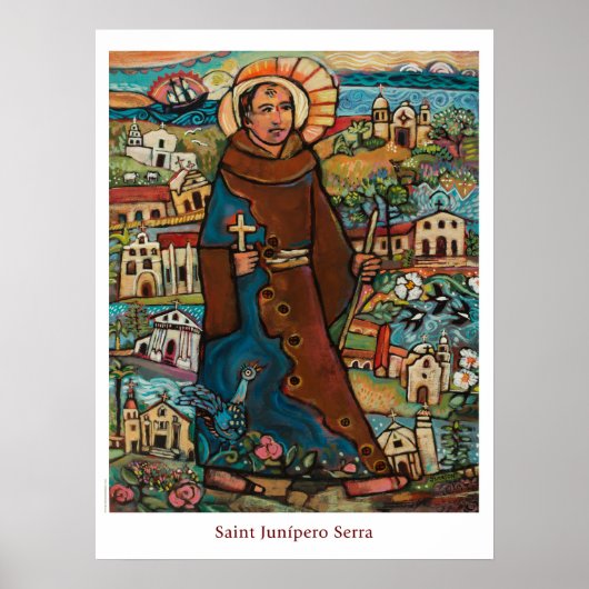 Saint Junipero Serra poster (Voorkant)