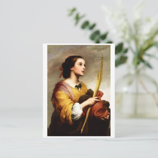 Saint Justa door Murillo-Briefkaart Briefkaart (Staand voorkant)