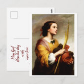 Saint Justa door Murillo-Briefkaart Briefkaart (Voorkant / Achterkant)