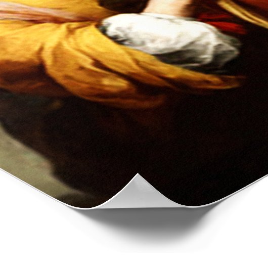 Saint Justa door Murillo-Poster Poster (Hoek)