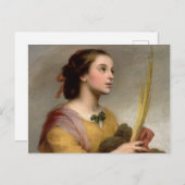 Saint Justina, 1665, ingediend door Bartolome Este Briefkaart (Voorkant / Achterkant)