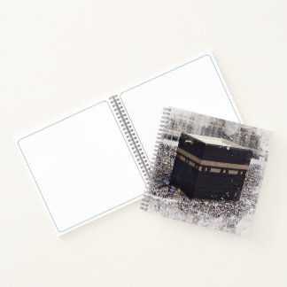 Saint Kaaba, Masjid Al Haram, waterverf illustrati Notitieboek