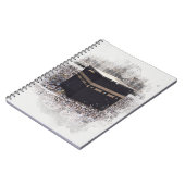 Saint Kaaba, Masjid Al Haram, waterverf illustrati Notitieboek (Linkerzijde)
