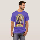 Saint Kamala Harris Devotionele Gebedskaars T-shirt (Voorkant volledig)