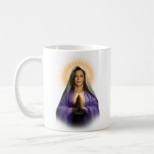 Saint Kamala Harris Gebedskaars Koffiemok (Links)