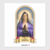 Saint Kamala Harris Gebedskaars Sticker (Vel)