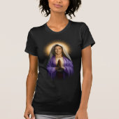 Saint Kamala Harris Gebedskaars T-shirt (Voorkant)