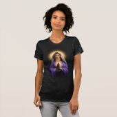 Saint Kamala Harris Gebedskaars T-shirt (Voorkant volledig)