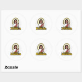 Saint Kamala Ronde Sticker (Vel)