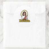 Saint Kamala Ronde Sticker (Tas)