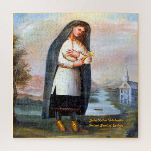 Saint Kateri Tekakwitha Ecologie Legpuzzel (Verticaal)