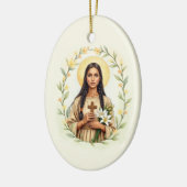 Saint Kateri Tekakwitha God's Peace and Blessings Keramisch Ornament (Links)
