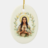 Saint Kateri Tekakwitha God's Peace and Blessings Keramisch Ornament (Voorkant)