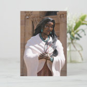 Saint Kateri Tekakwitha Kaart (Staand voorkant)