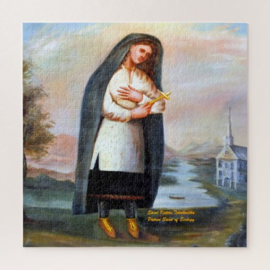 Saint Kateri Tekakwitha Legpuzzel (Verticaal)