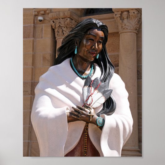 Saint Kateri Tekakwitha Poster (Voorkant)
