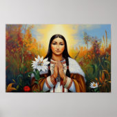 Saint Kateri Tekakwitha Poster (Voorkant)