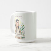 Saint Kateri Tekakwitha Religious Encouragement Koffiemok (Voorkant links)
