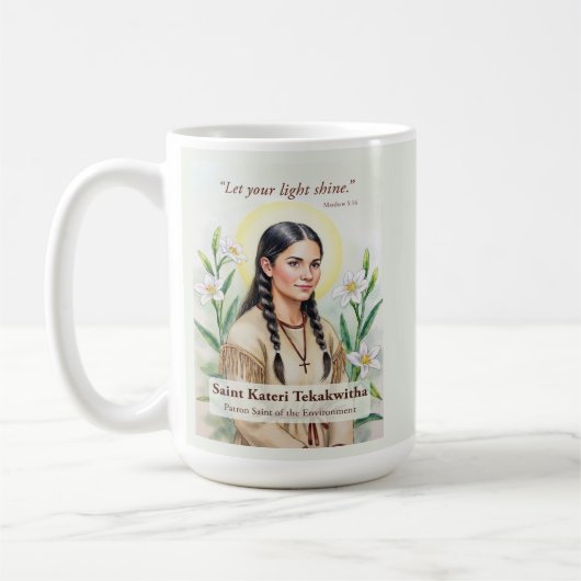 Saint Kateri Tekakwitha Religious Encouragement Koffiemok (Links)