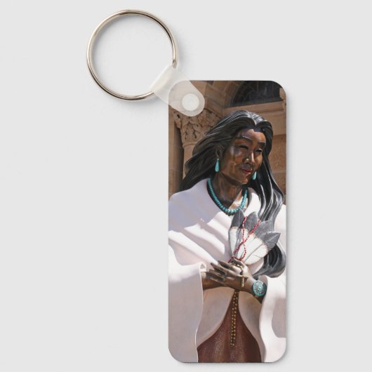 Saint Kateri Tekakwitha Sleutelhanger (Voorkant)