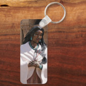 Saint Kateri Tekakwitha Sleutelhanger (Achterkant)