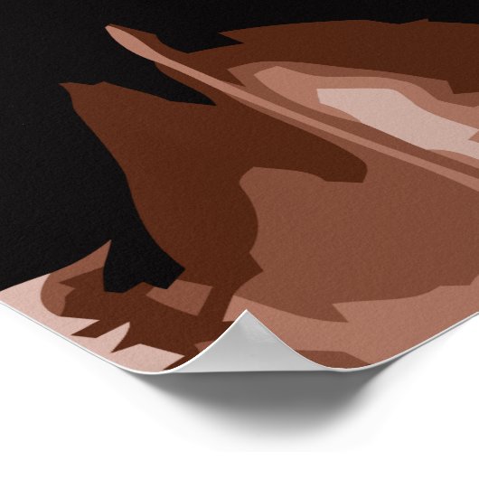 Saint Kateri Tekakwitha vectorkunst Poster (Hoek)