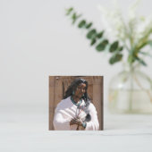 Saint Kateri Tekakwitha Vierkante Visitekaartje (Staand voorkant)