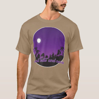 saint kitts and nevis By night with Palms  T-shirt