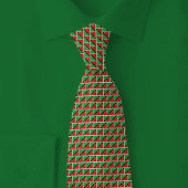 Saint Kitts and Nevis Flag Brick Pattern Stropdas