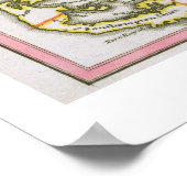 Saint Kitts, Antigua en Bermuda, detail van een ka Poster (Hoek)