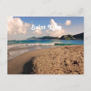 Saint Kitts Beach Briefkaart