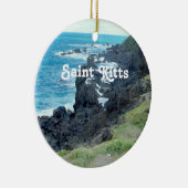 Saint Kitts Coast Keramisch Ornament (Rechts)
