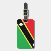 Saint Kitts en Nevis Bagagelabel (Voorkant verticaal)