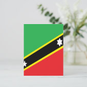 Saint Kitts en Nevis Briefkaart (Staand voorkant)