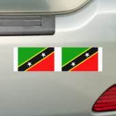 Saint Kitts en Nevis Bumpersticker (Op auto)