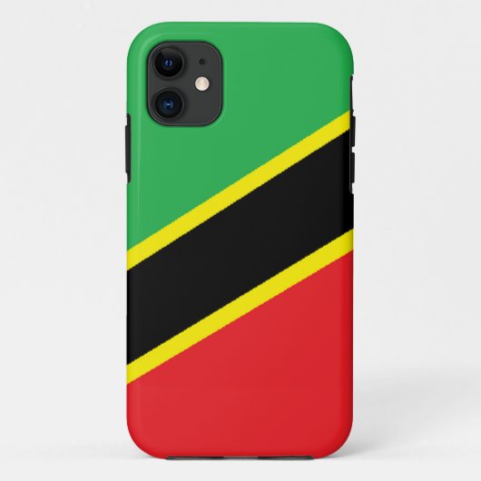 Saint Kitts en Nevis Case-Mate iPhone Case (Achterkant)