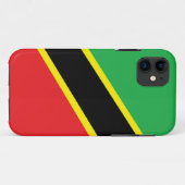 Saint Kitts en Nevis Case-Mate iPhone Case (Achterkant (horizontaal))