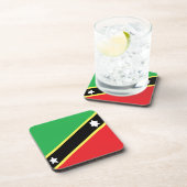 Saint Kitts en Nevis Drankjes Onderzetter (Rechterzijde)