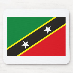 Saint Kitts en Nevis Flag Mousepad Muismat