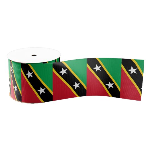 Saint Kitts en Nevis Grosgrain Lint (Spoel)