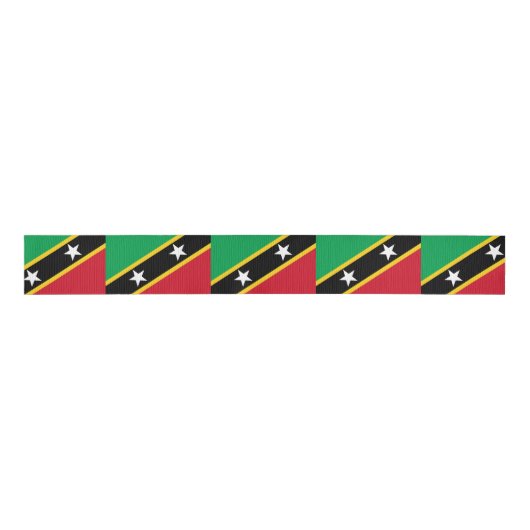 Saint Kitts en Nevis Grosgrain Lint (Voorkant)