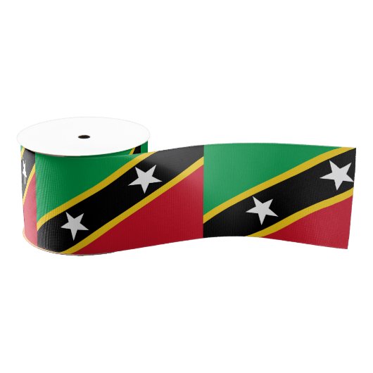 Saint Kitts en Nevis Grosgrain Lint (Spoel)