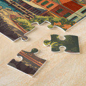 Saint Kitts en Nevis Illustratie Reis Kunst Legpuzzel (Zijkant)