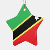 Saint Kitts en Nevis Keramisch Ornament (Links)