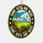 Saint Kitts en Nevis Keramisch Ornament (Rechts)