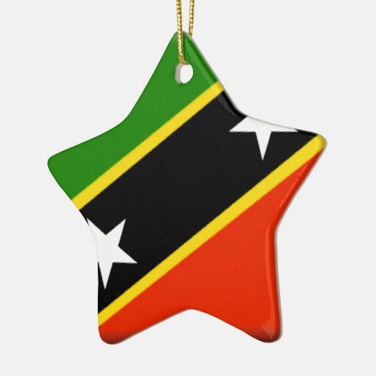 Saint Kitts en Nevis Keramisch Ornament (Links)