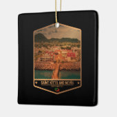 Saint Kitts en Nevis Keramisch Ornament (Links)