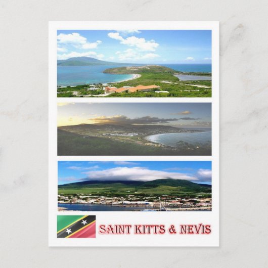Saint Kitts en Nevis - Mozaïek - Briefkaart (Voorkant)